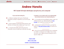 Tablet Screenshot of ahwitz.com